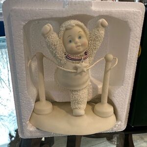 Adorable Cream Snow Baby Figurine